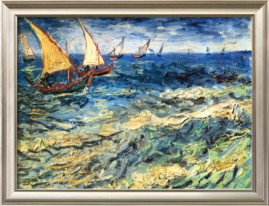 Seascape at Saintes - Maries - Vincent Van Gogh Paintings